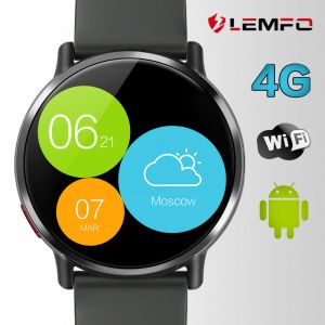 LEMFO LEMX Smart Watch Phone 4G 8MP Camera 16GB WIFI Heart Rate For Android iOS