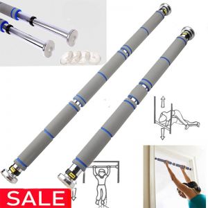 I buy ספורט Door Horizontal Bars Steel 200kg Adjustable Home Gym Workout Chin push Up Pull Up Training Bar Sport Fitness Sit-ups Equipments